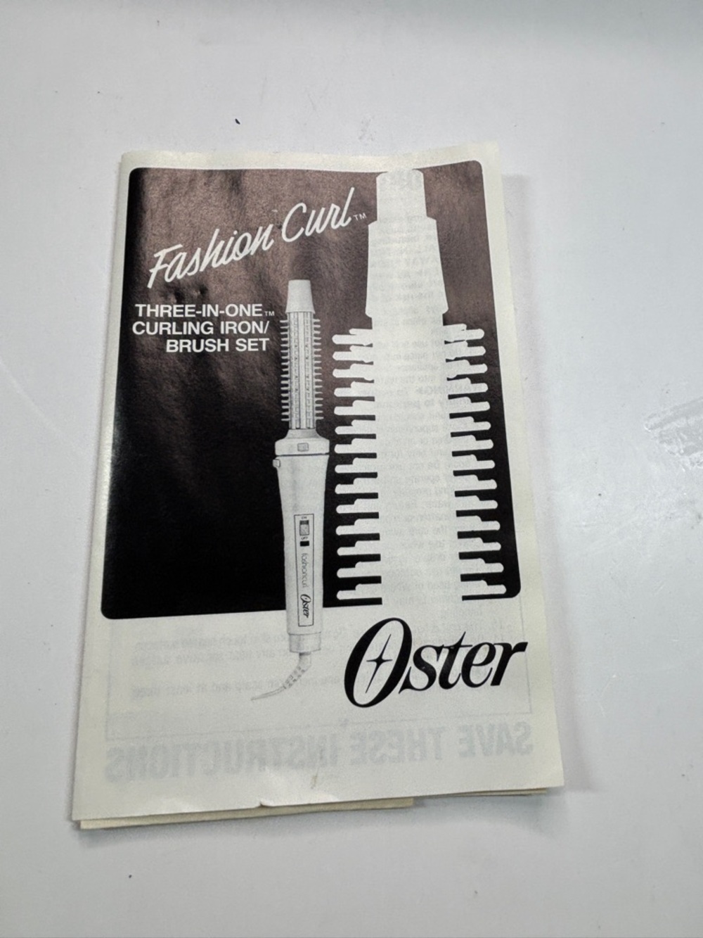 Oster Fashion Curl Curling Iron Brush Set 3 Interchangeable Barrels - Picture 2 of 16